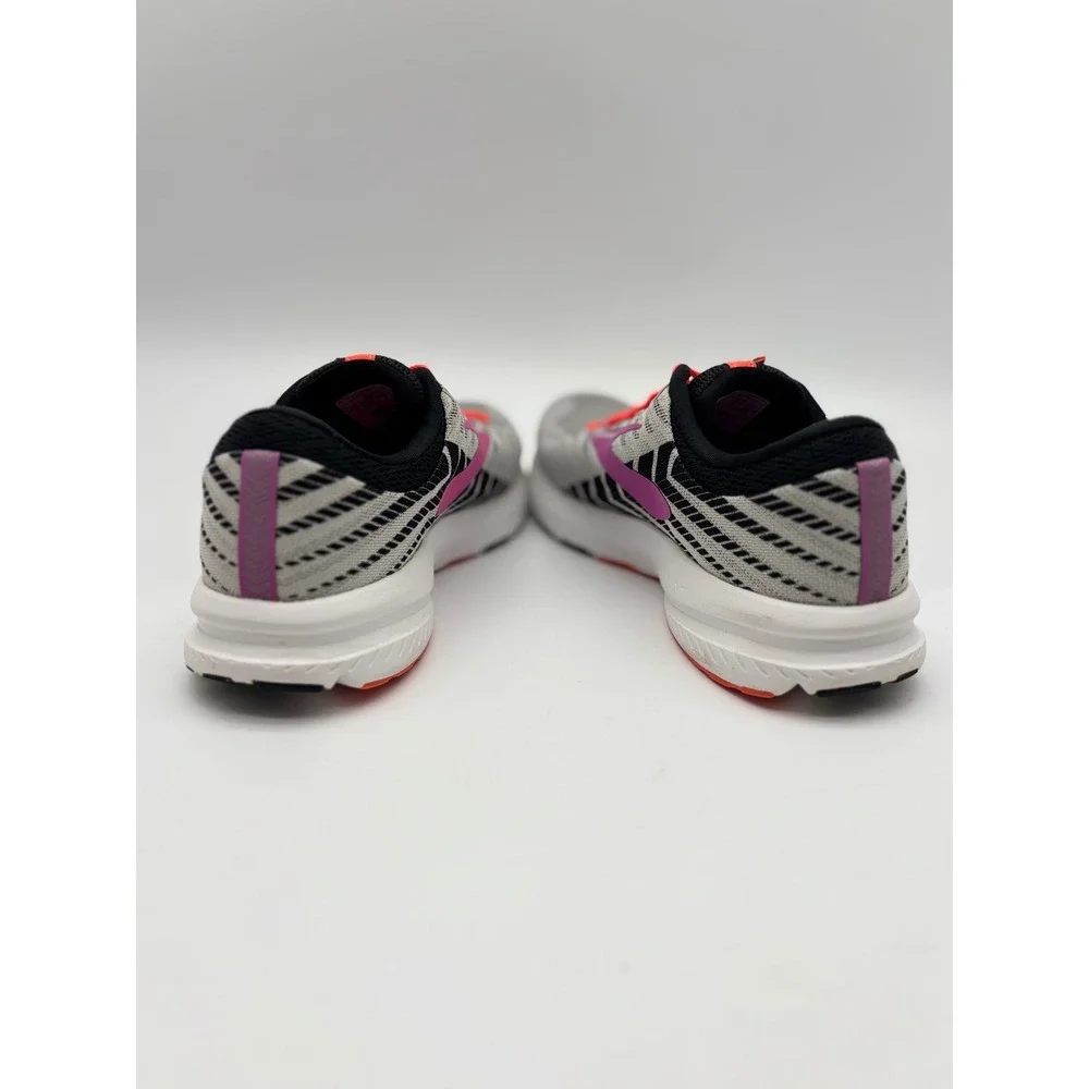 Brooks Launch 6 Womens Running Shoes Grey Black Pink 1202851D027 Wide D Size 8